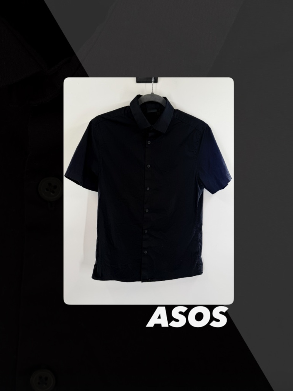 EUC Asos Short Sleeve Button Up Shirt